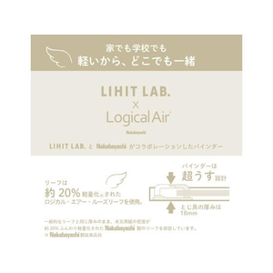 リヒトラブ プリントルーズバインダー B5タテ 2穴 ピンク FCU8338-N3120-12-イメージ6