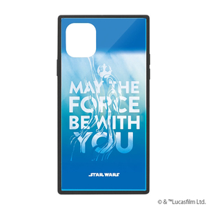 PGA iPhone 11用ガラスハイブリッドケース ブルー PG-DGT19B35SW-イメージ2