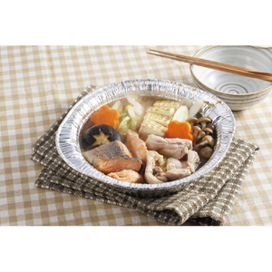 パール金属 IH対応アルミ箔丸鍋17cm(900ml)3枚入 IHﾀｲｵｳｱﾙﾐﾊｸﾏﾙﾅﾍﾞ17CM3ﾏｲｲﾘ-イメージ3