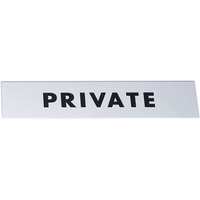 光 金属サイン PRIVATE KS138-3 FC491LM-4592340