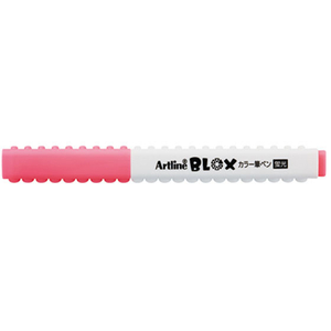 シヤチハタ BLOXカラー筆ペン 蛍光 ピンク FC23330-KTX-FF-P-イメージ1