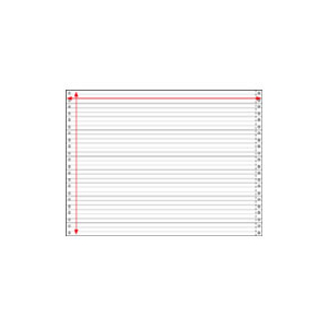 日本電算機用品 コンピュータ連続用紙 ブラック発色タイプ 15×11 3枚複写 500枚 F807195-0153-イメージ1