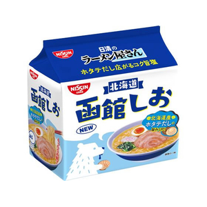 日清食品 日清のラーメン屋さん 函館しお5食パック FCE230M-イメージ1