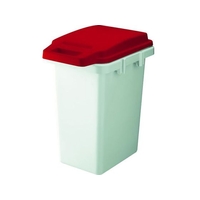 トラスコ中山 連結ワンハンドパッキンペール 33L レッド FC561HD-8552613