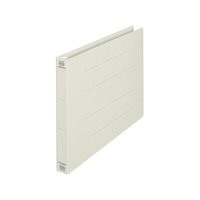 プラス フラットファイル厚とじ ノンステッチ A4ヨコ グレー NO.022NW F876594-78289