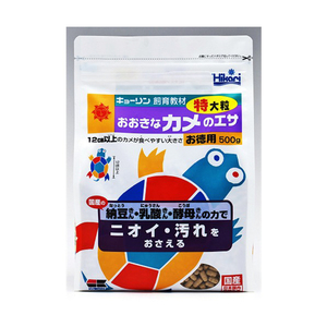 キョ－リン おおきなカメのエサ 特大粒 500g KYｵｵｷﾅｶﾒﾉｴｻ500G-イメージ1