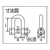トラスコ中山 SBMシャックル ステンレス製 長さ40mm内幅20mm M105.88201040 FC088GU-3803546-イメージ4