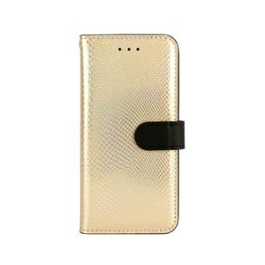 HANSMARE 手帳型ケース Hologram Calf Diary iPhone 6/6s用 ゴールド HAN6942IP6S-イメージ1