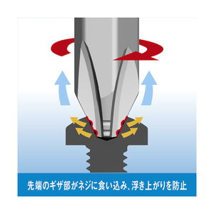 ベッセル ナメないビット（両頭）　＋２×２００ｍｍ　１本組　ＤＺ１４２２００ DZ142200-イメージ3