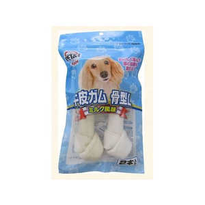 ペットアイ 牛皮ガム 骨型 L ミルク風味 FCC8329-4522620102729-イメージ1