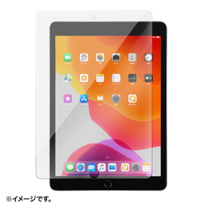 サンワサプライ 第7世代iPad10．2インチ用強化ガラスフィルム LCD-IPAD102G-イメージ1