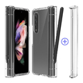 araree Galaxy Z Fold 3用ペンホルダー付クリアケース NUKIN 360 クリア AR21942GZFD3