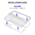araree Galaxy Z Fold 3用ペンホルダー付クリアケース NUKIN 360 クリア AR21942GZFD3-イメージ15