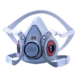 3M 防毒マスク半面形面体 6000 Sサイズ 6000S FC594WC-3305651-イメージ1