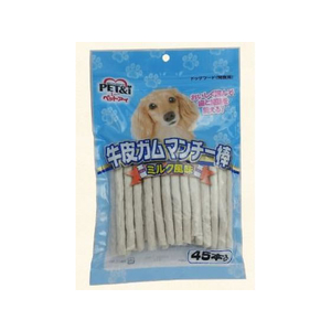 ペットアイ 牛皮ガム マンチー棒 ミルク風味 FCC8330-4522620102903-イメージ1