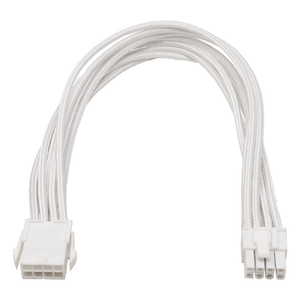 アイネックス PCI Express用電源延長スリーブケーブル 30cm ホワイト PX-015V-WH2-イメージ1