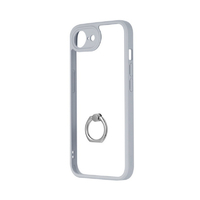 MSソリューションズ iPhone 16e用リング付き耐衝撃ハイブリッドケース 「Velta Ring」 ライトグレー LN-ISS24UKHRLGY