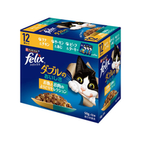 ネスレピュリナペットケア フィリックスパウチ ダブルのおいしさ お魚とお肉のよりどりセレクション 50g×12袋 FCJ137U