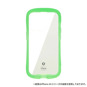 Hamee iPhone 15 Pro用ガラスケース iFace Reflection NEO クリアグリーン 41-959435-イメージ1