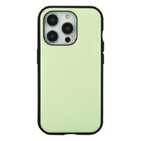 グルマンディーズ iPhone 15 Pro用耐衝撃ケース IIIIFIT ピスタチオ IFT-156PST