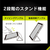 トリニティ iPad Air 11インチ(M3 / M2)/ iPad Air(第5 / 4世代)用[FLIP SHELL] 背面クリア フリップシェルケース ライトブラック TRR-IPD24AS-FS-SMBK-イメージ3