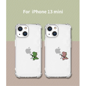 AKAN iPhone 13 mini用ソフトタフケース おしごとザウルス―日曜大工 ピンク AK20943I13MN-イメージ11