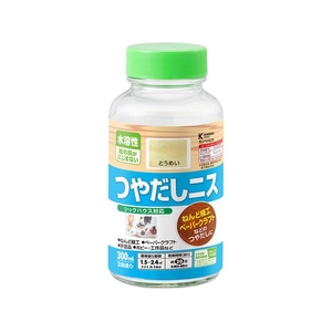 カンペハピオ 水溶性つやだしニスA とうめい 300ml FCB114N-イメージ1