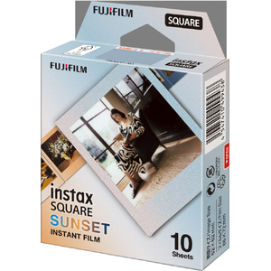 富士フイルム チェキスクエア専用フィルム 10枚入り instax SQUARE INSTAXSQUARESUNSETWW1-イメージ1
