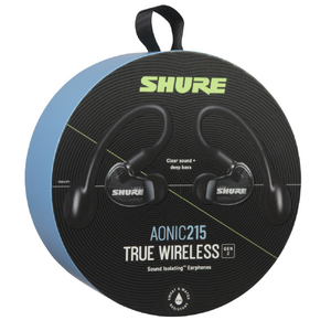 SHURE 完全ワイヤレス高遮音性イヤホン 第2世代 AONICシリーズ AONIC 215 トランスルーセントブラック SE21DYBK+TW2A-イメージ4