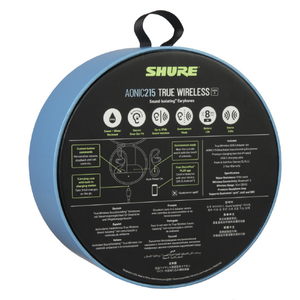 SHURE 完全ワイヤレス高遮音性イヤホン 第2世代 AONICシリーズ AONIC 215 トランスルーセントブラック SE21DYBK+TW2A-イメージ5