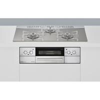 リンナイ 【プロパンガス用】ビルトインガスコンロ(幅75cm) e angle select Lisse カームシルバー/ステンレスごとく ER71W32E2-LPG