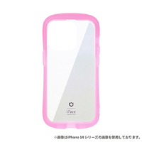 Hamee iPhone 15 Pro用ガラスケース iFace Reflection NEO クリアピンク 41-959442