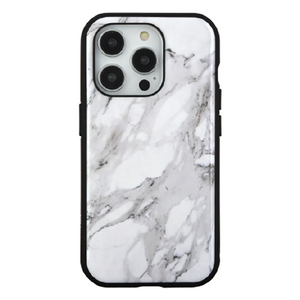 グルマンディーズ iPhone 15 Pro用耐衝撃ケース IIIIFIT PREMIUM マーブル IFT-157MBL-イメージ1