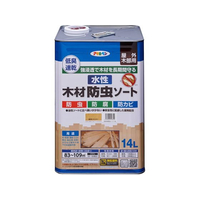 アサヒペン 水性木材防虫ソート 14L クリヤ FC519PM