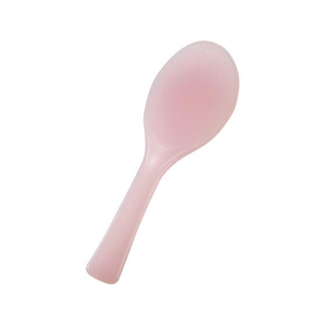 花井化成 魔法のしゃもじ スケルトン 溝付 ピンク 20.5cm抗菌 FC240LB-0809100-イメージ1