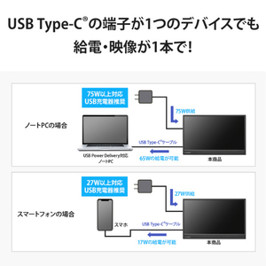 I・Oデータ 14型フルHD対応モバイルディスプレイ(抗菌モデル) LCD-YC141DX-AG-イメージ11