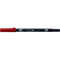 トンボ鉛筆 デュアルブラッシュペン ABT Chinese Red F040089-AB-T856