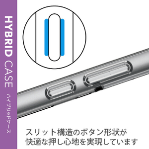 エレコム Galaxy S22用ハイブリッドケース クリア PM-G221HVCKCR-イメージ4