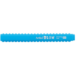 シヤチハタ BLOX水性サインペン 蛍光 ブルー FC23333-KTX-200F-B-イメージ1