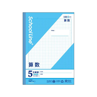キョクトウ スクールラインプラス 科目名入り算数セミB5 30枚 FC629TG-LSP5MT