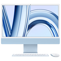 Apple 24インチiMac Retina 4．5Kディスプレイモデル： 8コアCPUと10コアGPUを搭載したApple M3チップ, 256GB SSD ブルー MQRQ3JA