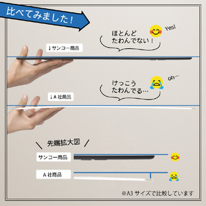 サンコー 無段階調光LEDトレース台(A3サイズ) GDTSA3SBK-イメージ9