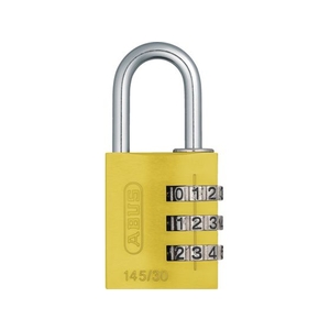 ＡＢＵＳ ナンバー可変式南京錠 145-30 イエロー FC958ER-4451376-イメージ1