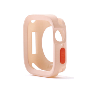 WEARPLANET Apple Watch 45/44mm用FLUFFY POT ソフトケース ベビーピンク WP26945-イメージ1
