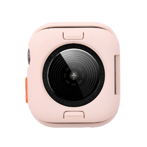 WEARPLANET Apple Watch 45/44mm用FLUFFY POT ソフトケース ベビーピンク WP26945-イメージ3