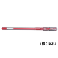 ぺんてる ハイブリッド 赤 10本 1箱(10本) F967167-EK105-GB