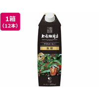 UCC UCC 上島珈琲店 アイスコーヒー 無糖 1000ml×12本 FCU5993