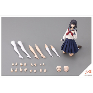 コトブキヤ JK104 きるプラ 薬師寺 久遠【桃桜高校・制服】 JK104ｷﾙﾌﾟﾗﾔｸｼｼﾞｸｵﾝｾｲﾌｸ-イメージ6
