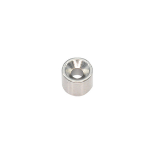 トラスコ ネオジム丸形磁石　皿ねじ穴付　外径５ＭＭ×４ＭＭ　Ｍ１．６　１個入 T05R04-M1.6-イメージ1