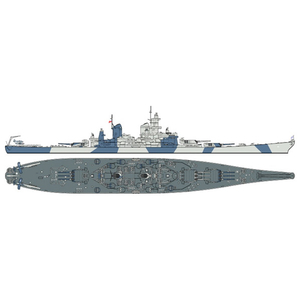 タミヤ 1/700 アメリカ海軍 戦艦アイオワ 1/700 ウォーターラインシリーズ ﾀﾐﾔWL31616ｱｲｵﾜN-イメージ2